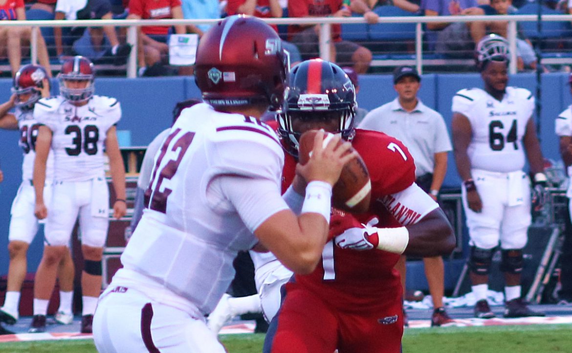 Photo Gallery: FAU 38, SIU 30 <div class='secondary-title'><span style='color:#818181;font-size:14px;'>Photos from before and during FAU's 38-30 season-opening victory over Southern Illinois.</div>