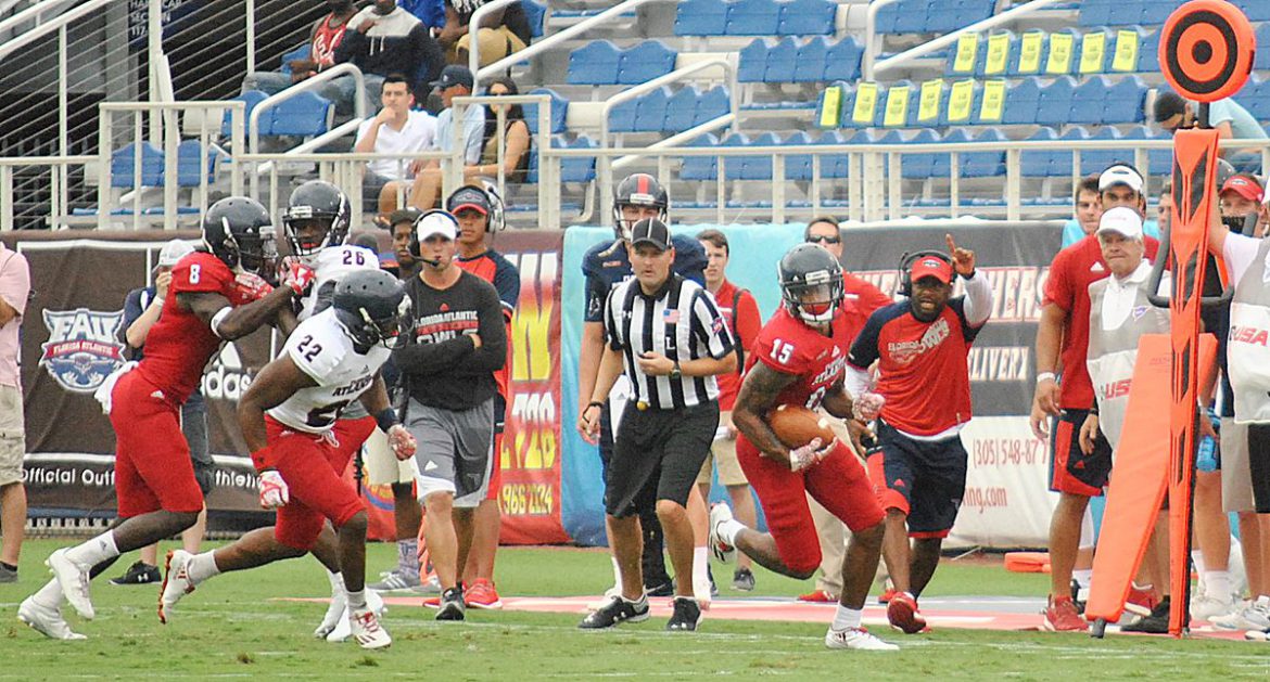 FOUR DOWN TERRITORY:<br> Spring Game <div class='secondary-title'><span style='color:#818181;font-size:14px;'>What was the biggest surprise at FAU this spring? Who was the spring MVP? Those questions and more answered here.</div>