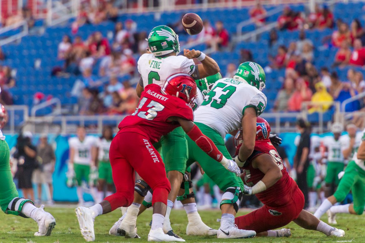 Air Necessities <div class='secondary-title'><span style='color:#818181;font-size:14px;'>In beakout FAU win quarterback Jason Driskel and the Owls find the potent passing game they've been seaching for.</div>