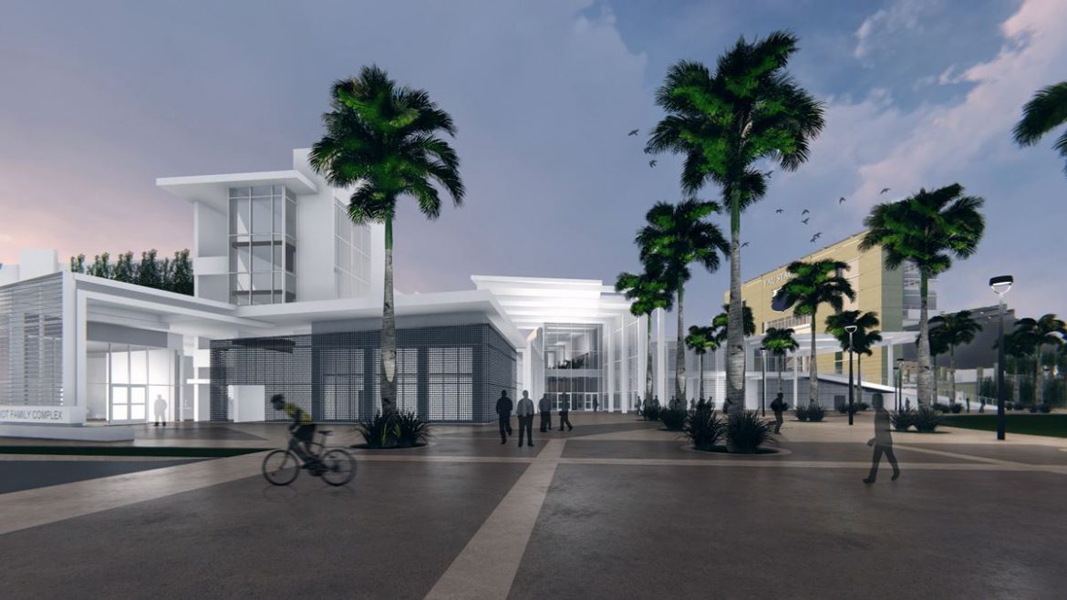 The Drawing Board <div class='secondary-title'><span style='color:#818181;font-size:14px;'>FAU displays latest architectural drawings of new Schmidt Athletic Complex</div>