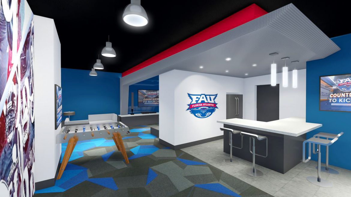 The Drawing Board <div class='secondary-title'><span style='color:#818181;font-size:14px;'>FAU displays latest architectural drawings of new Schmidt Athletic Complex</div>