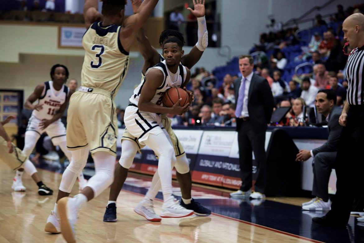 In and Out <div class='secondary-title'><span style='color:#818181;font-size:14px;'>Xavian Stapleton's driving bid to tie the game in the closing seconds rattles out, and FAU falls to rival FIU in a thriller.</div>