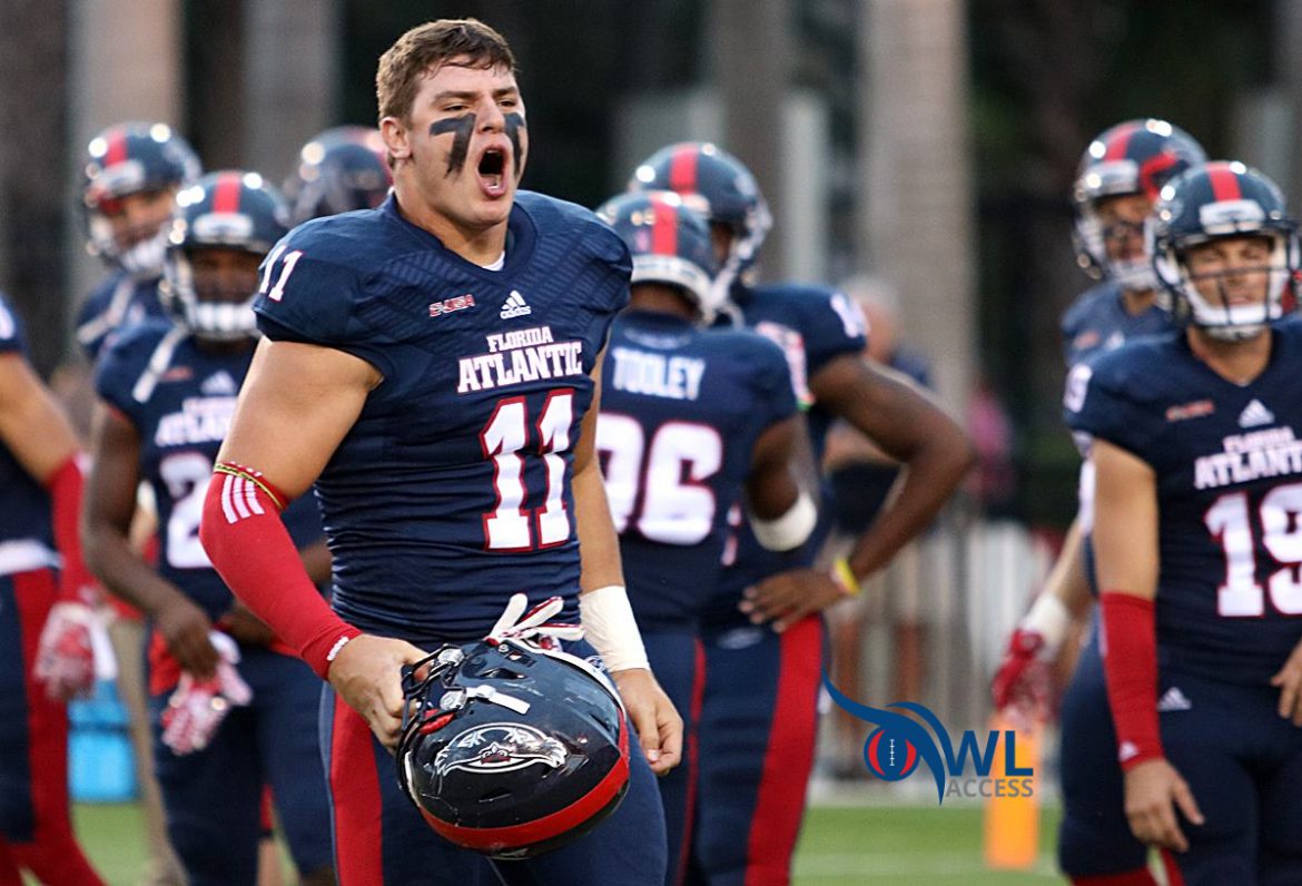Photo Gallery:<br> ODU 42, FAU 24 <div class='secondary-title'><span style='color:#818181;font-size:14px;'>Photos showing the pregame ceremony and game action from FAU's loss to ODU.</div>