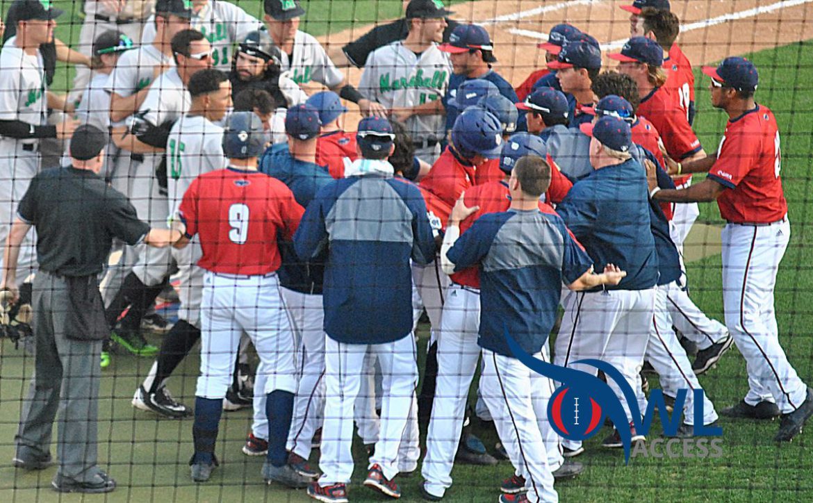 fau marshall benches clear